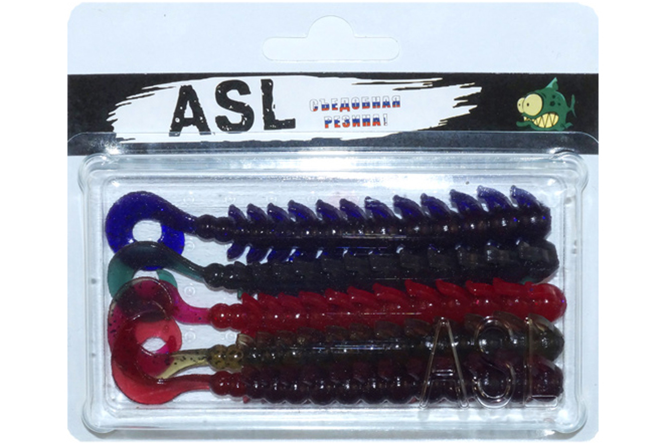 

Силиконовая приманка ASL Бакси цв. mix 2 L-7,5см 8шт/уп, Бакси