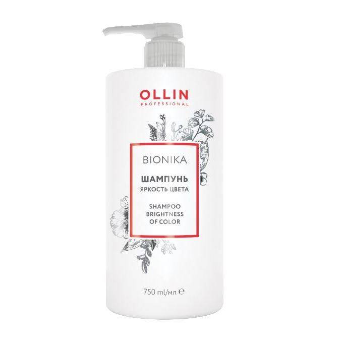 Шампунь Ollin Professional для окрашенных волос Яркость цвета