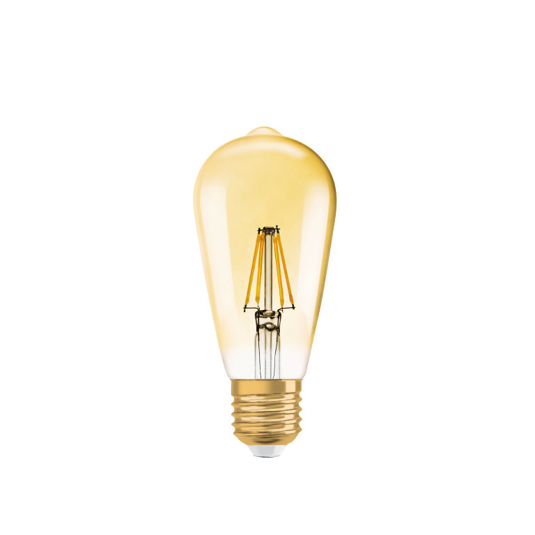 фото Набор светодиодных ламп osram 1906ledison 4w/824 230v filgd e27, 4 штуки