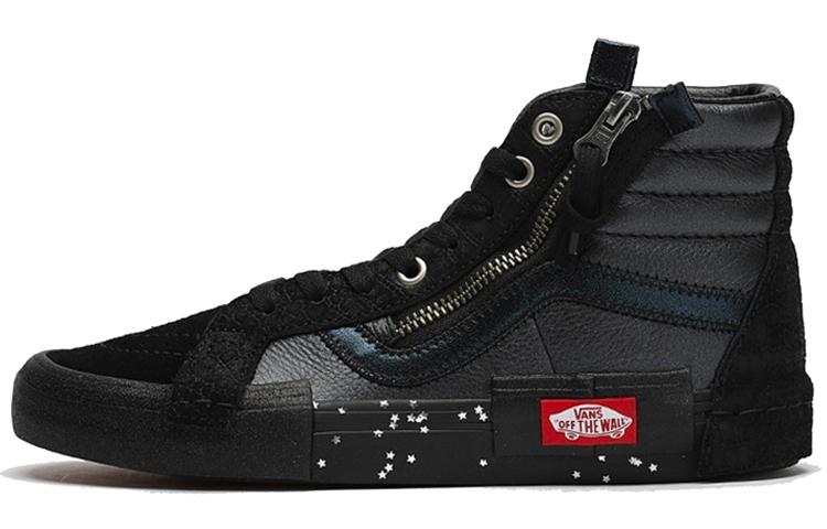 

Кеды унисекс Vans SK8 Cap GLITTER MIX черные 35 EU, Черный, SK8 Cap GLITTER MIX