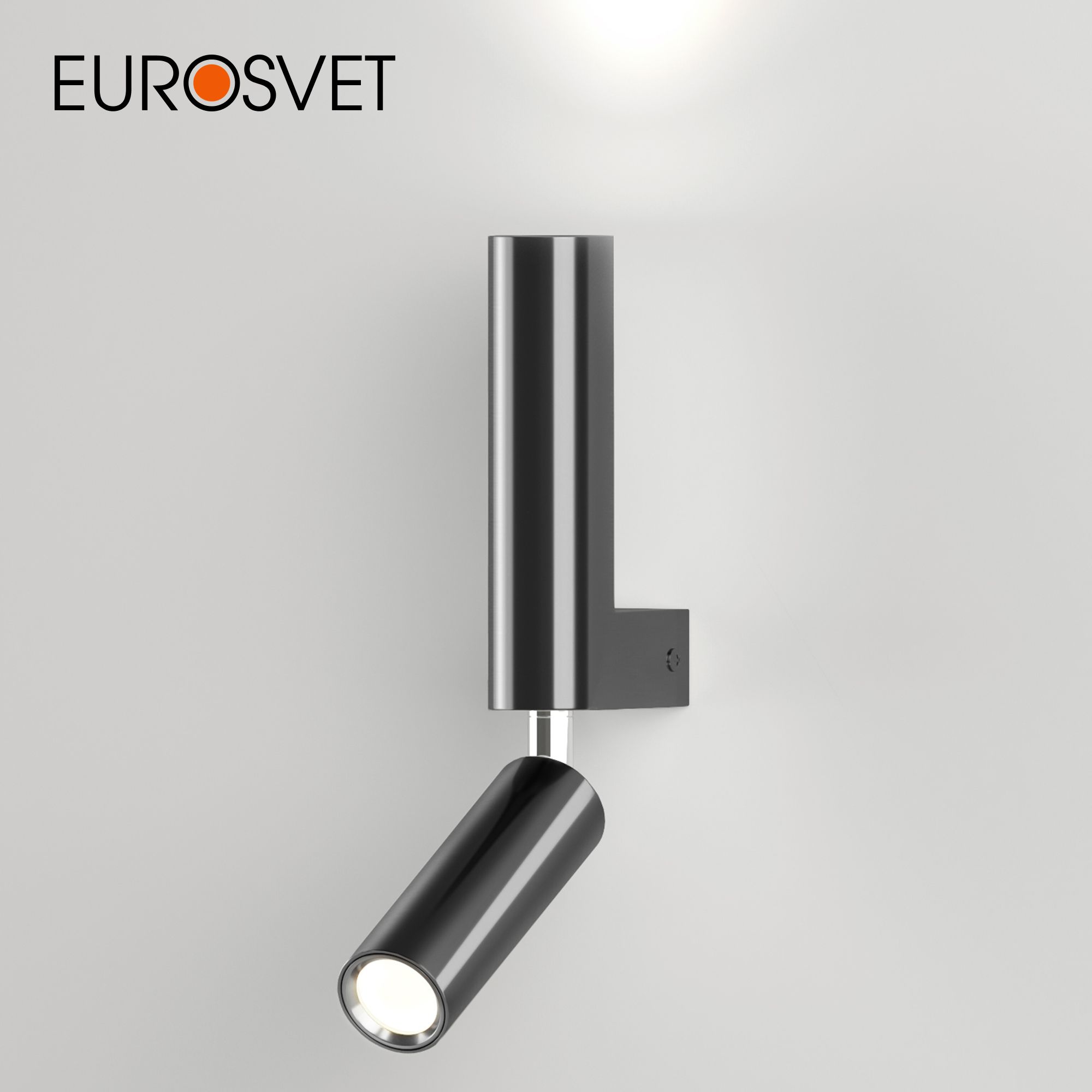 

Настенный светодиодный светильник спот Eurosvet Pitch 40020/1 LED черный жемчуг 4200К 6W