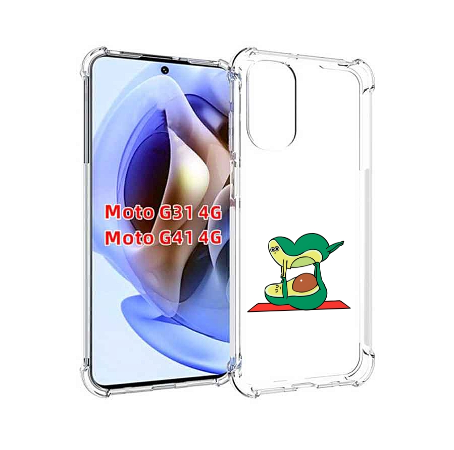 

Чехол MyPads Две-половинки для Motorola Moto G31 4G / G41 4G, Прозрачный, Tocco