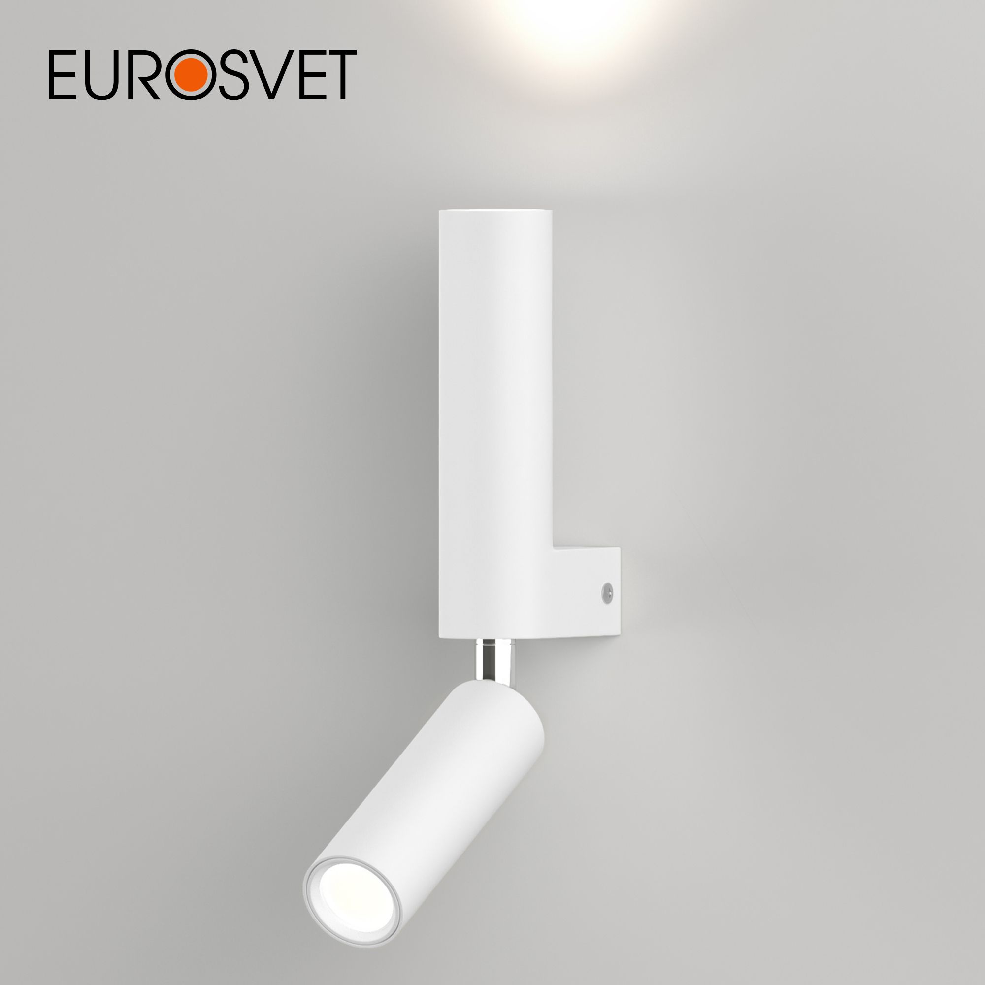 

Настенный светодиодный светильник спот Eurosvet Pitch 40020/1 LED белый 4200 К 6 Вт