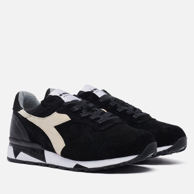 фото Кроссовки мужские diadora heritage trident 90 leather черные 43 eu