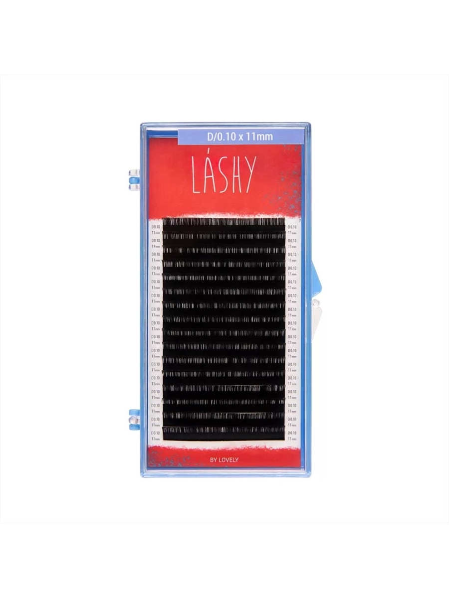 Ресницы Lashy Lovely чёрные 16 линий D 0.07 13 мм