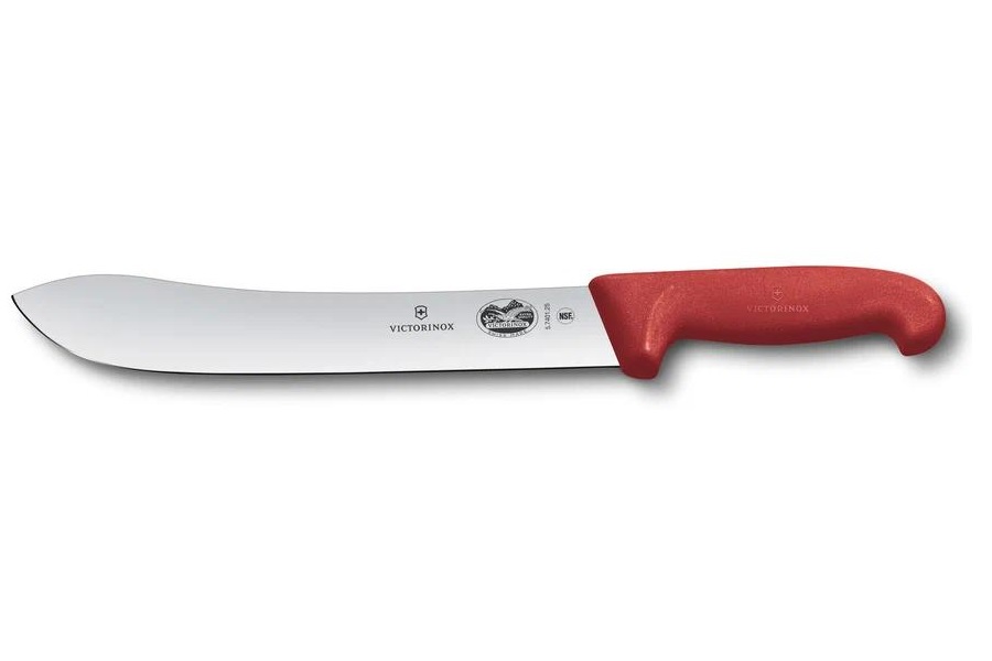 фото Нож кухонный victorinox butchers knife (5.7401.25) стальной разделочный лезв.250мм прямая