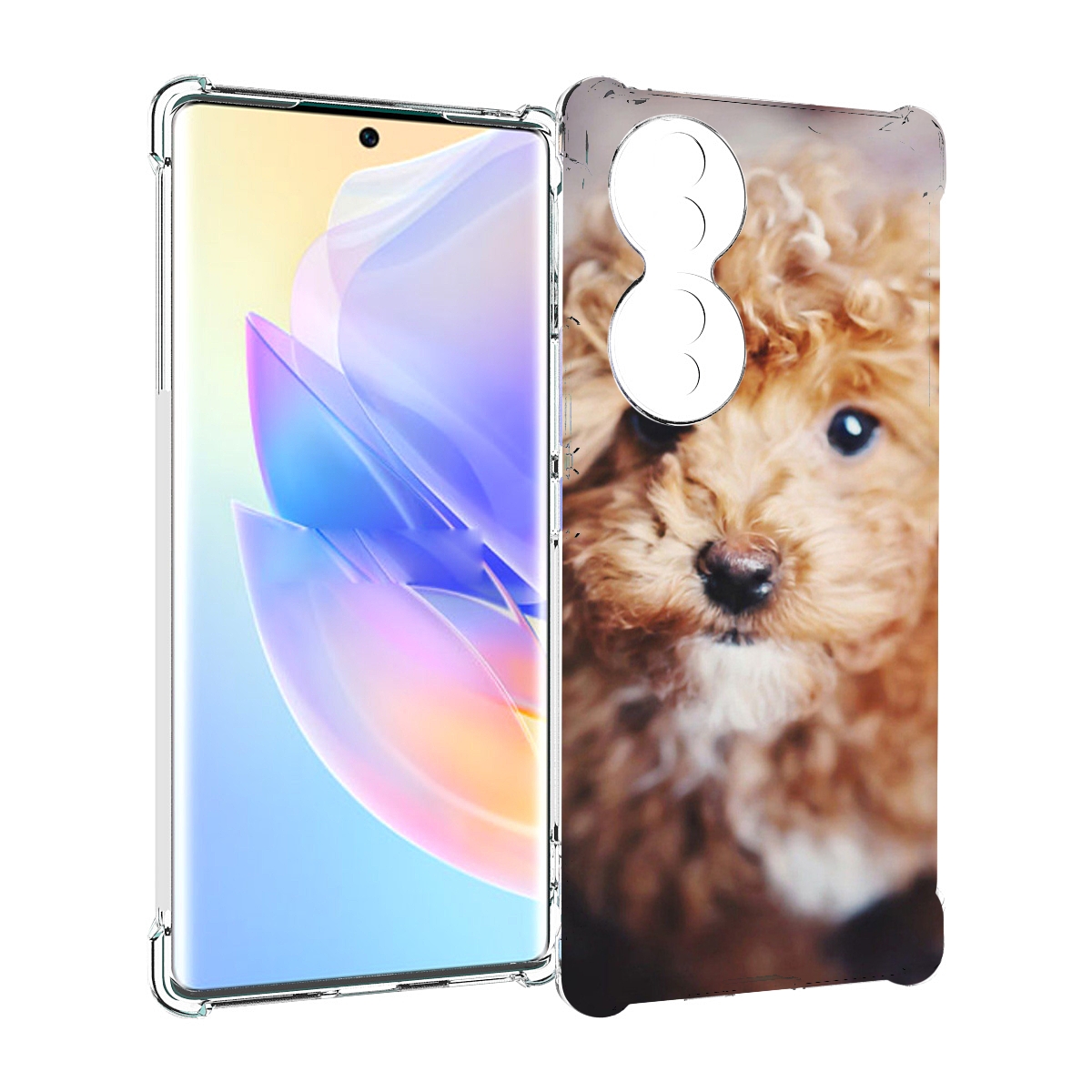 

Чехол MyPads пудель для Honor 70, Прозрачный, Tocco