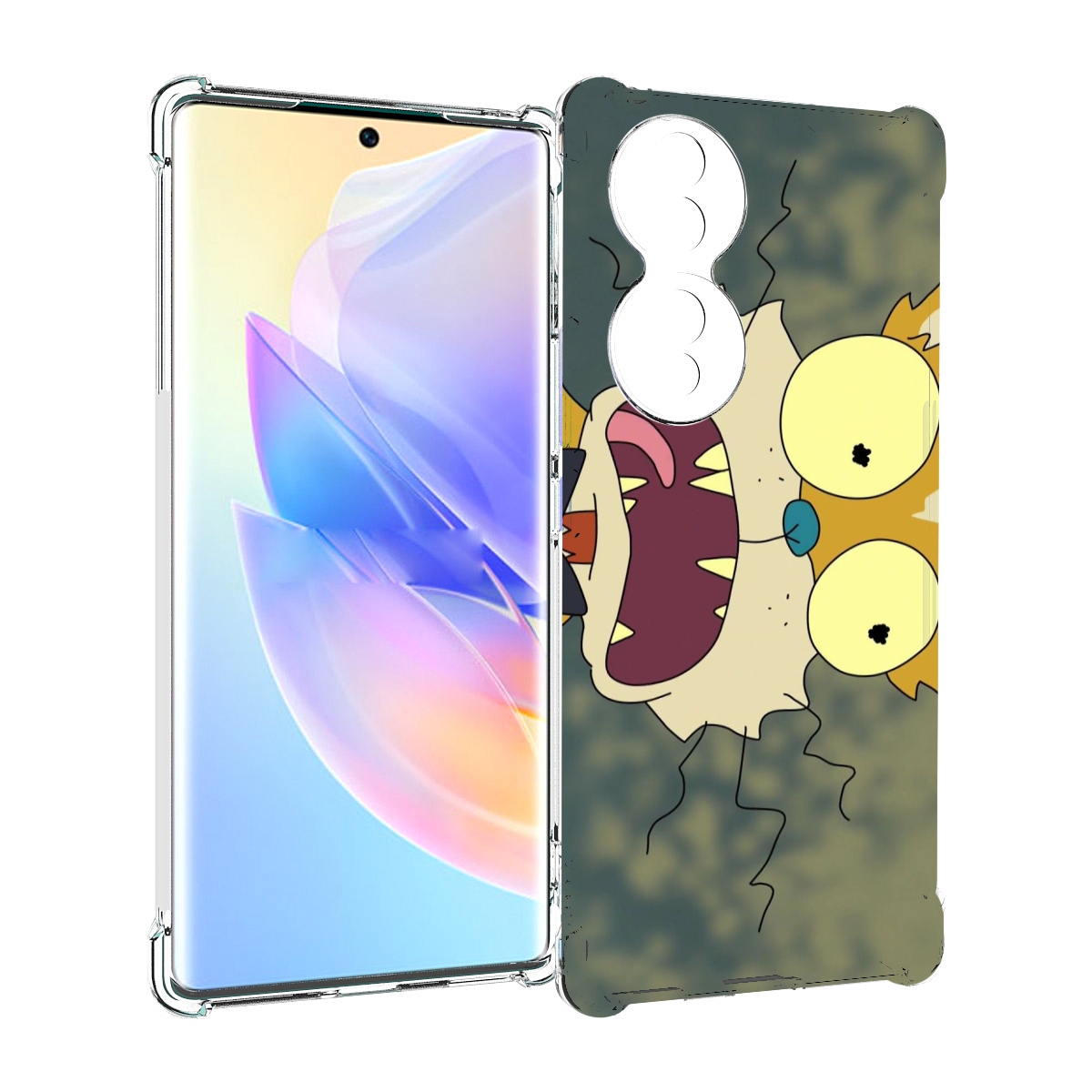 

Чехол MyPads пугливый кот для Honor 70, Прозрачный, Tocco