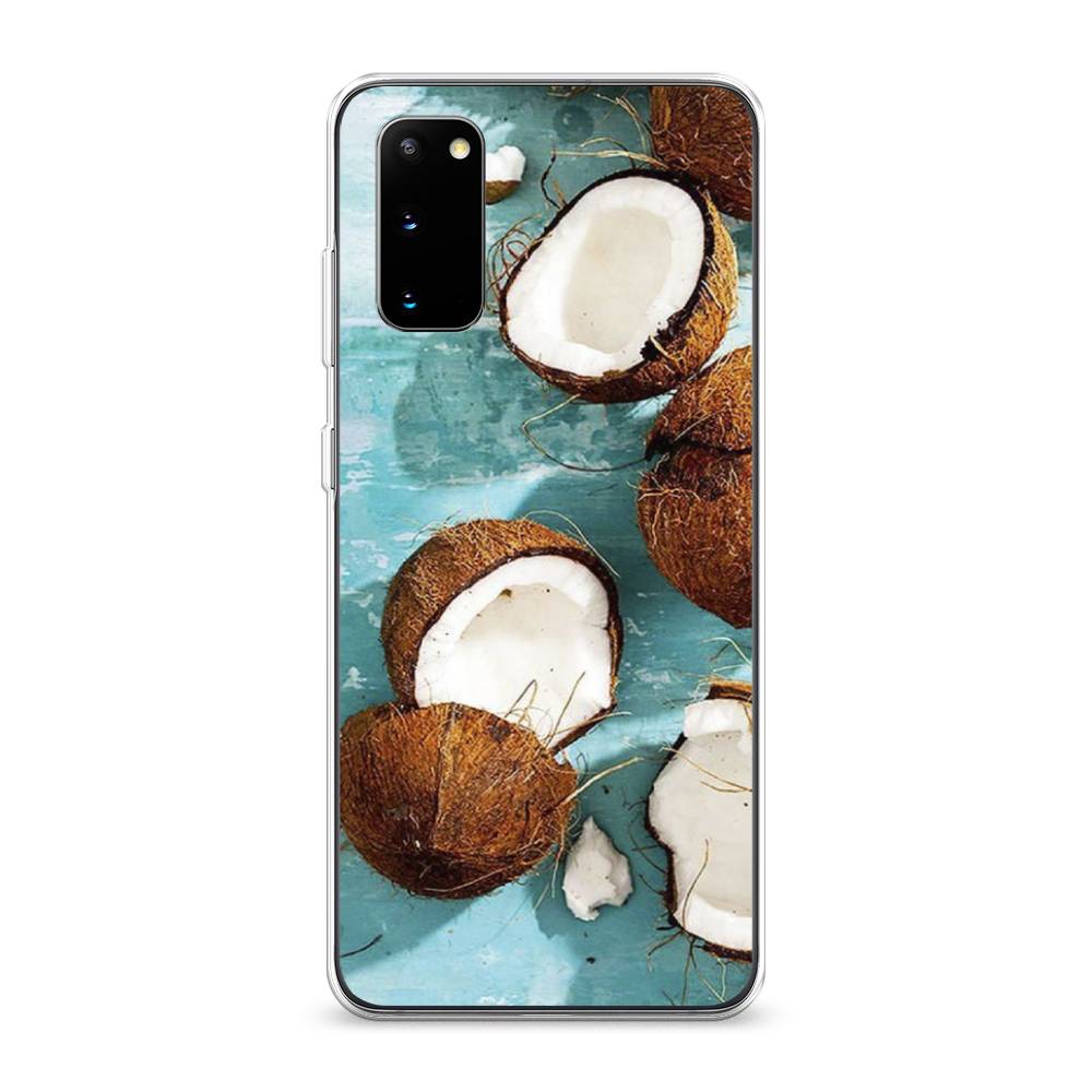 

Чехол Awog на Samsung Galaxy S20 "Разбитые кокосы", Разноцветный, 29250-10