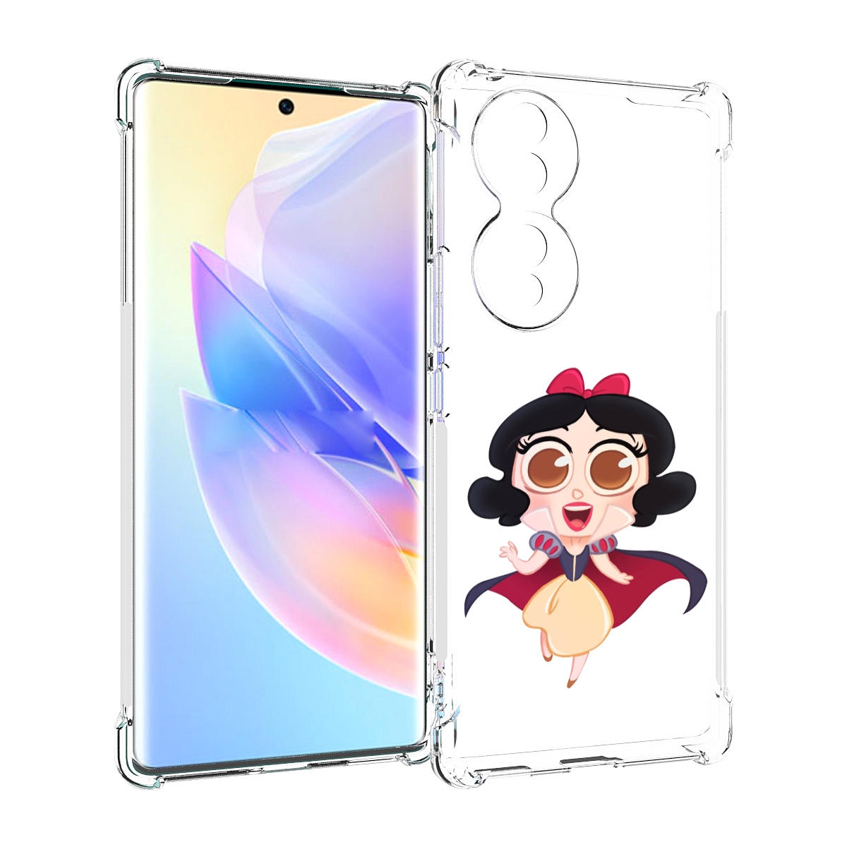 

Чехол MyPads принцеска-нарисованная женский для Honor 70, Прозрачный, Tocco