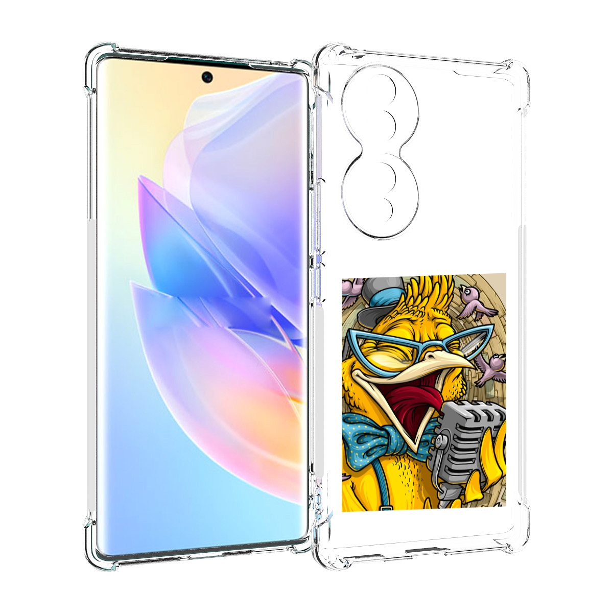 

Чехол MyPads поющая птичка для Honor 70, Прозрачный, Tocco