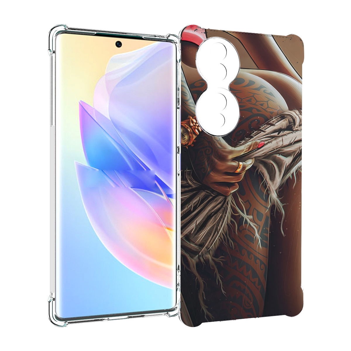 

Чехол MyPads полуголая девушка фотография женский для Honor 70, Прозрачный, Tocco