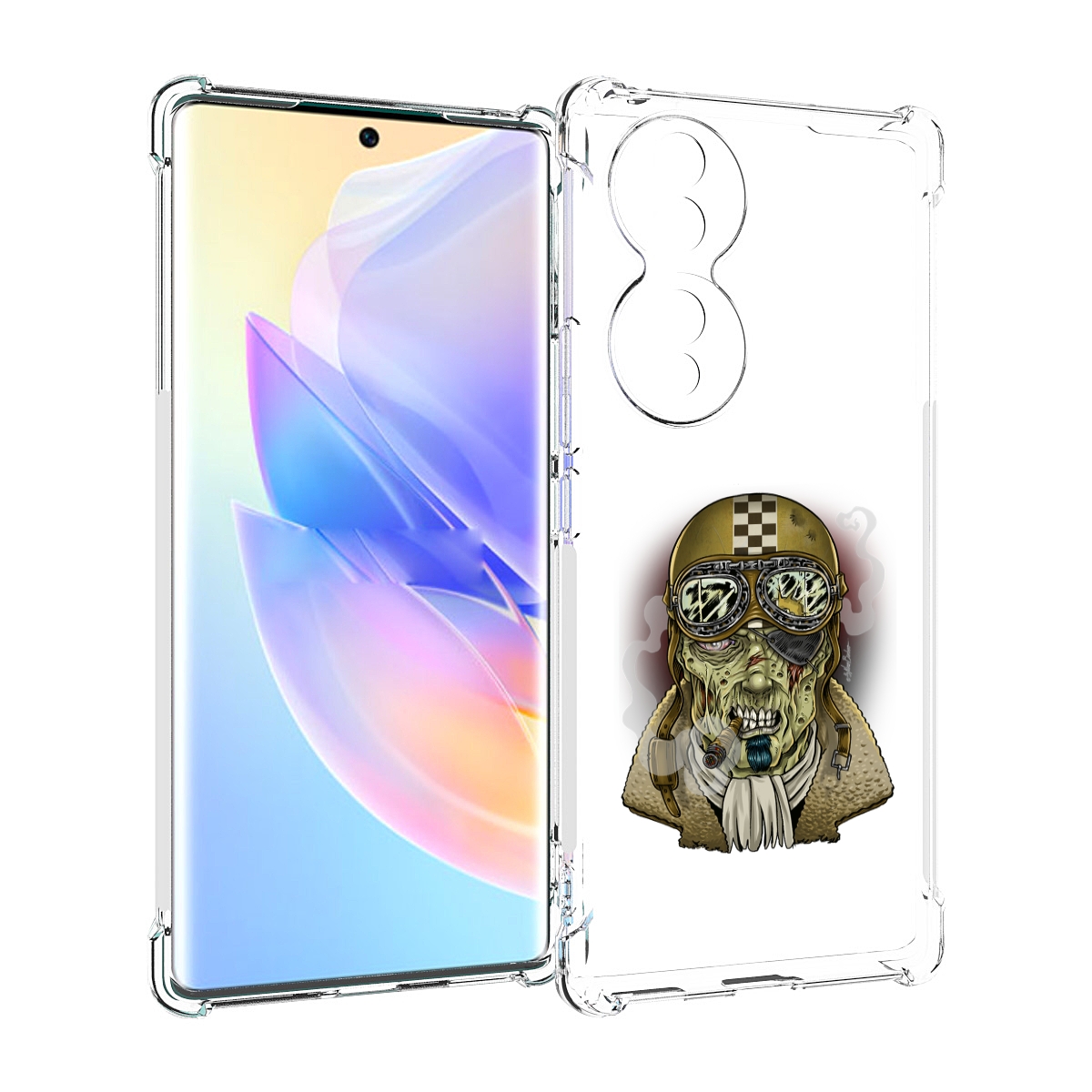 

Чехол MyPads военный зомби для Honor 70, Прозрачный, Tocco