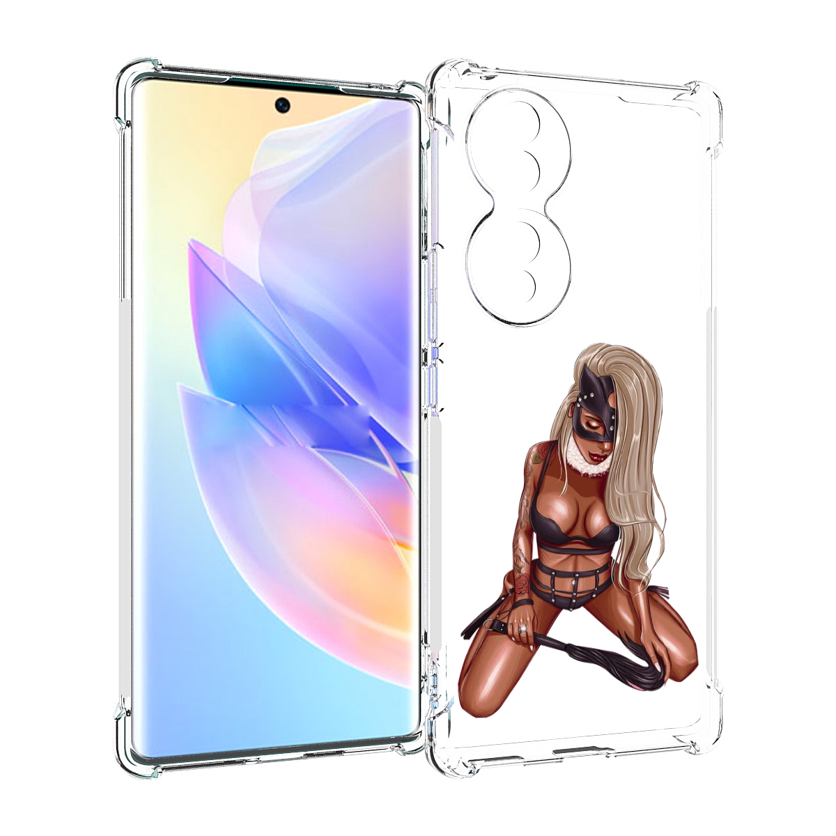 

Чехол MyPads плохая-девушка женский для Honor 70, Прозрачный, Tocco
