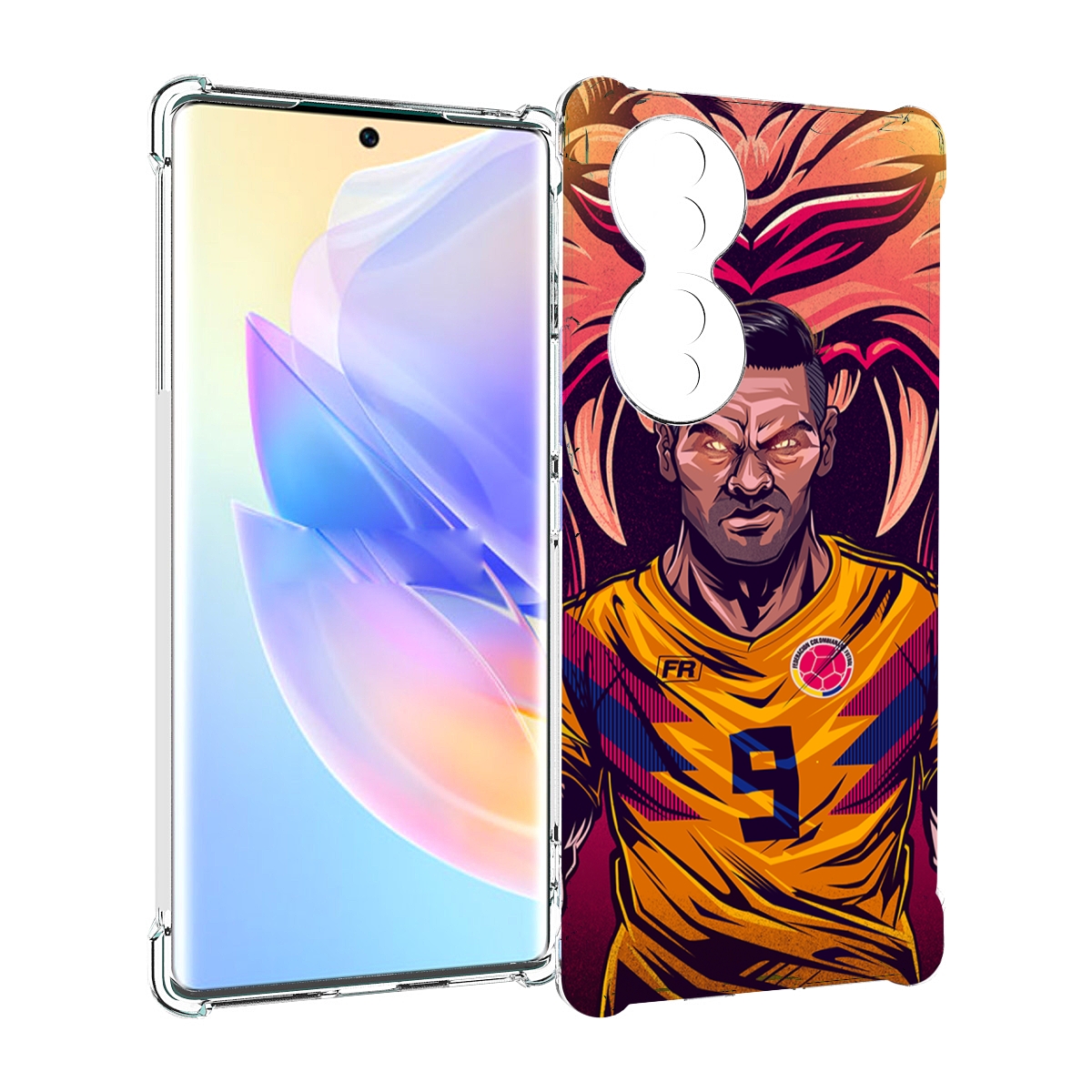 

Чехол MyPads парень-тигр-красный для Honor 70, Прозрачный, Tocco