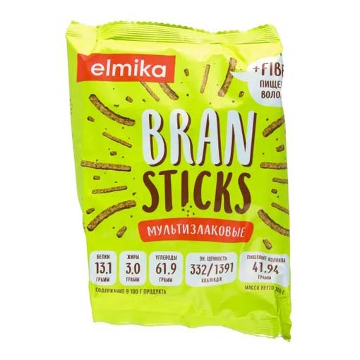 

Отруби Elmika Bran Sticks мультизлаковые 120 г