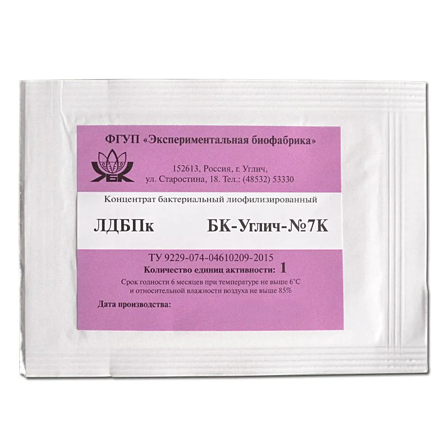 

Мезофильная закваска БК-УГЛИЧ-7К, 1ЕА