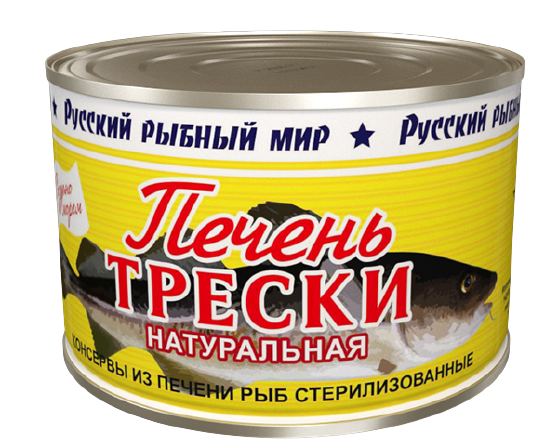 

Печень трески Русский Рыбный мир натуральная 250 г