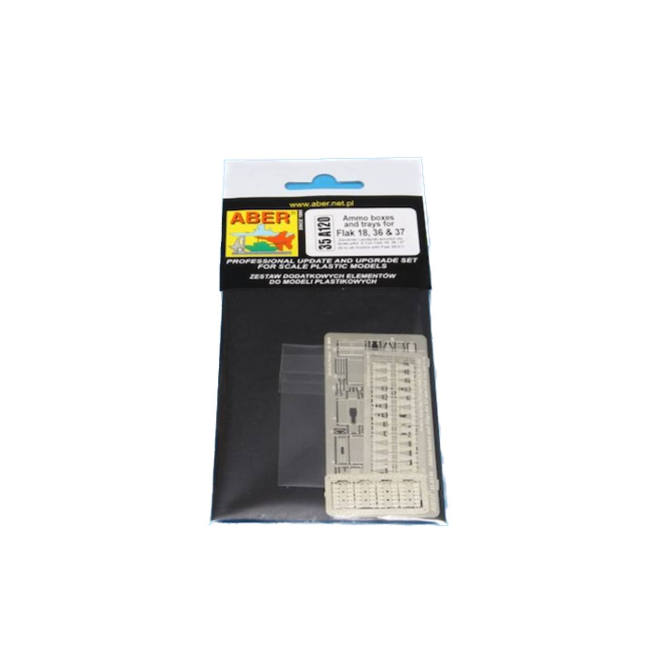 

35 A120 Aber 1/35 Ammo boxes and trays for Flak 18, 36 & 37, Однотонный, 35 A120