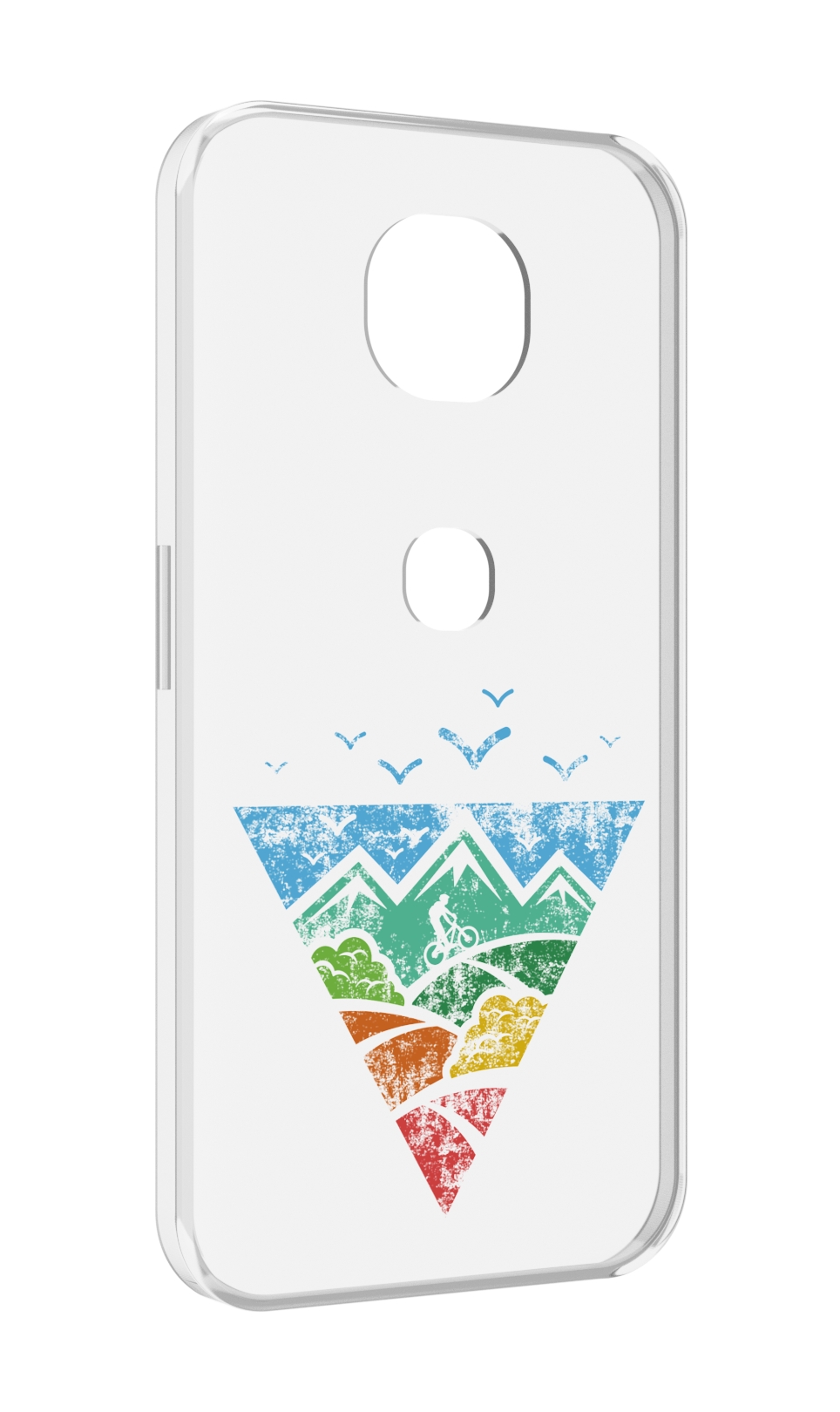 

Чехол MyPads Лес земля море чайки для Motorola Moto G5S (XT1799-2), Прозрачный, Tocco