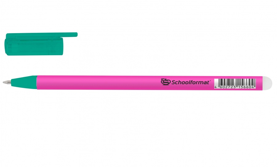 Ручка гелевая стираемая SchoolФОРМАТ Choose Neon 0.7мм синяя 50шт
