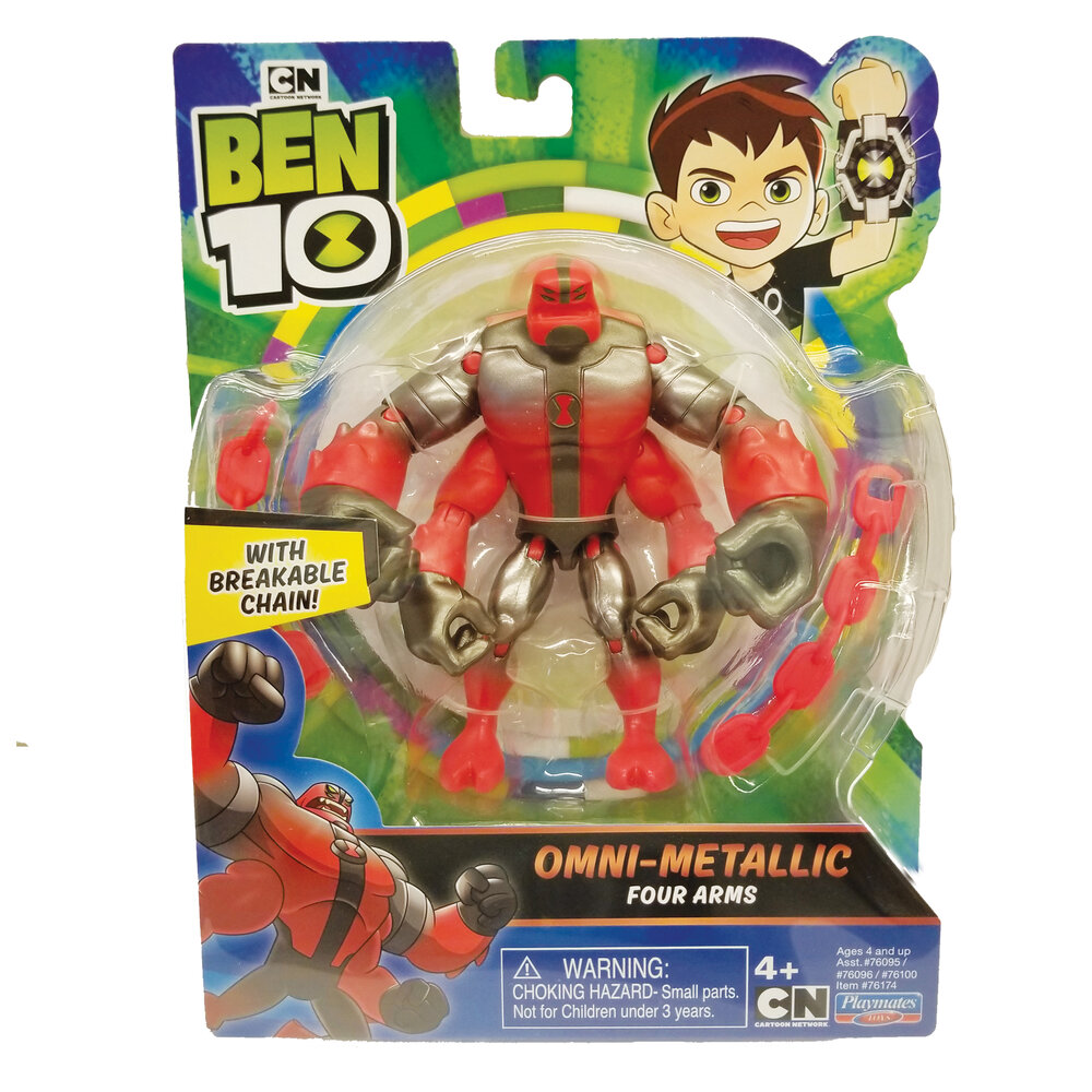 фото Фигурка ben 10 силач металлик 76174 playmates toys ben-10