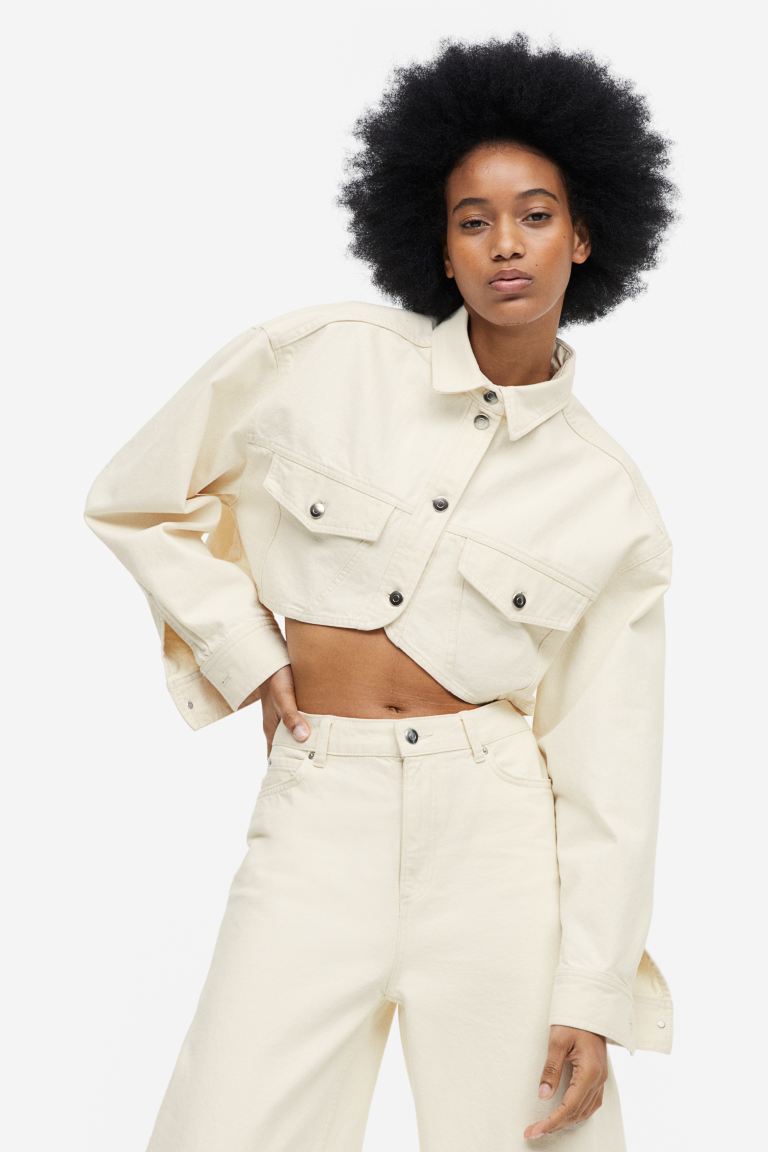 

Жакет женский H&M 1162117001 белый L (доставка из-за рубежа), 1162117001