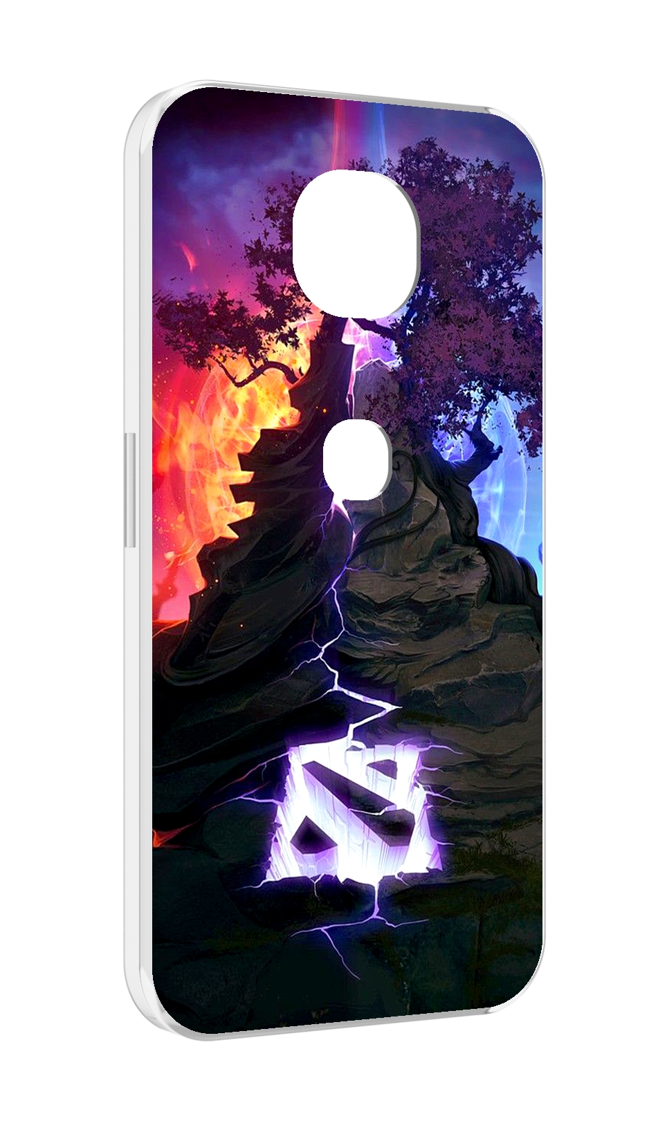 

Чехол MyPads dota 2 логотип для Motorola Moto G5S (XT1799-2), Прозрачный, Tocco