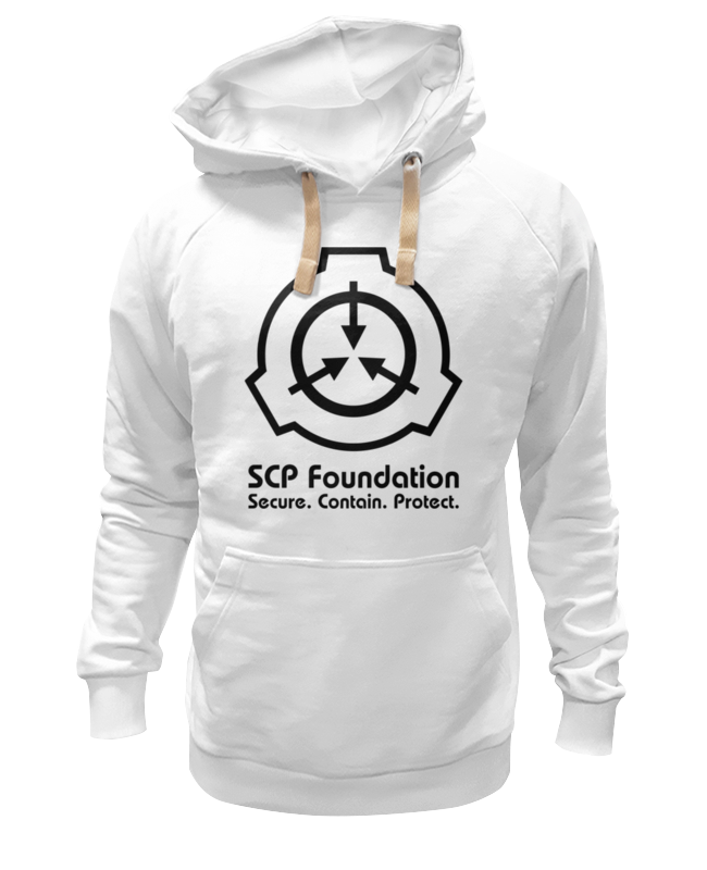 

Худи унисекс Printio Scp foundation белое L, Белый, Scp foundation