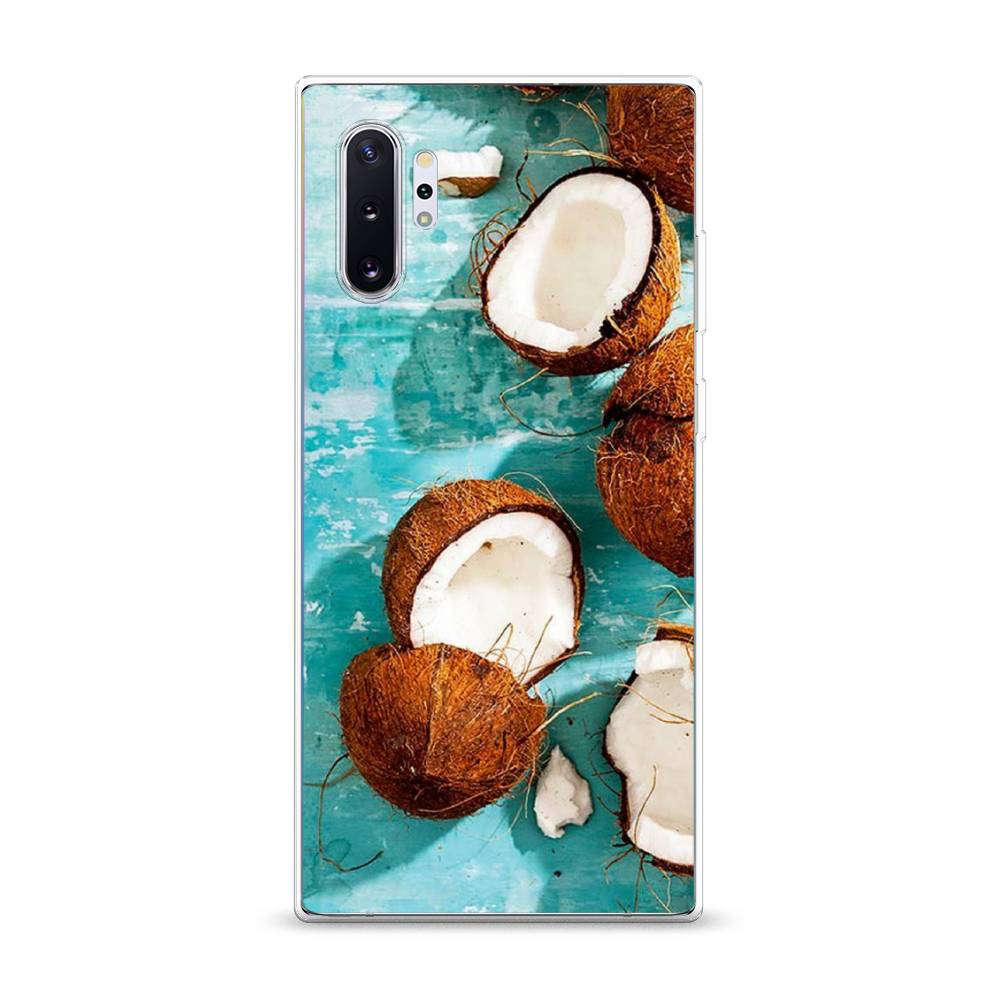 

Чехол Awog на Samsung Galaxy Note 10 + "Разбитые кокосы", Разноцветный, 28550-10