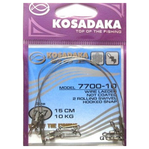 Kosadaka Поводок KOSADAKA PROFESSIONAL 7x7, упаковка 3шт (7х7;22 см; 28 кг; ; ; 3 шт)