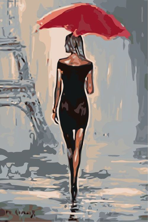 

Живопись по номерам Живопись по Номерам Утончённая парижанка, 40x60, Утончённая парижанка