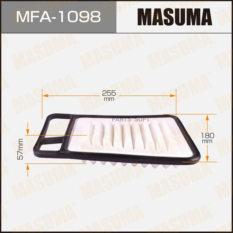 

Mfa-1098_фильтр воздушный suzuki alto 0.66l he22s 08>, wagon r 0.66l he22s/mh23s 08>, pal