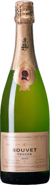 

Игристое вино Bouvet Ladubay Tresor Rose Brut розовое, сухое, 750 мл