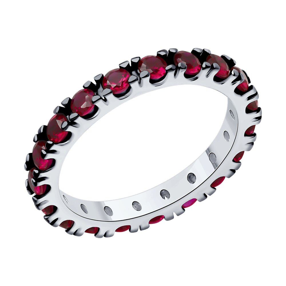 

Кольцо из серебра р. , SOKOLOV 94013883, корунд искусственный, 94013883