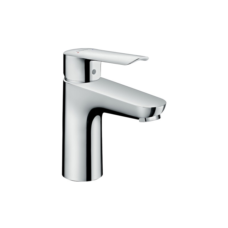 фото Смеситель для раковины hansgrohe logis e 100, донный клапан, хром (71178000)