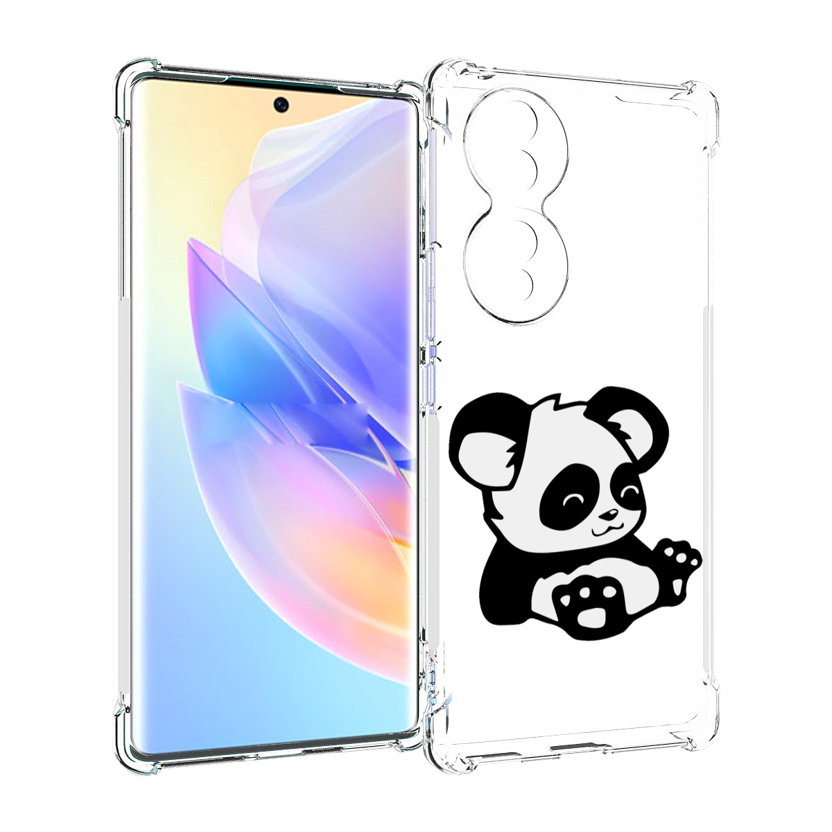 

Чехол MyPads панда-детеныш детский для Honor 70, Прозрачный, Tocco