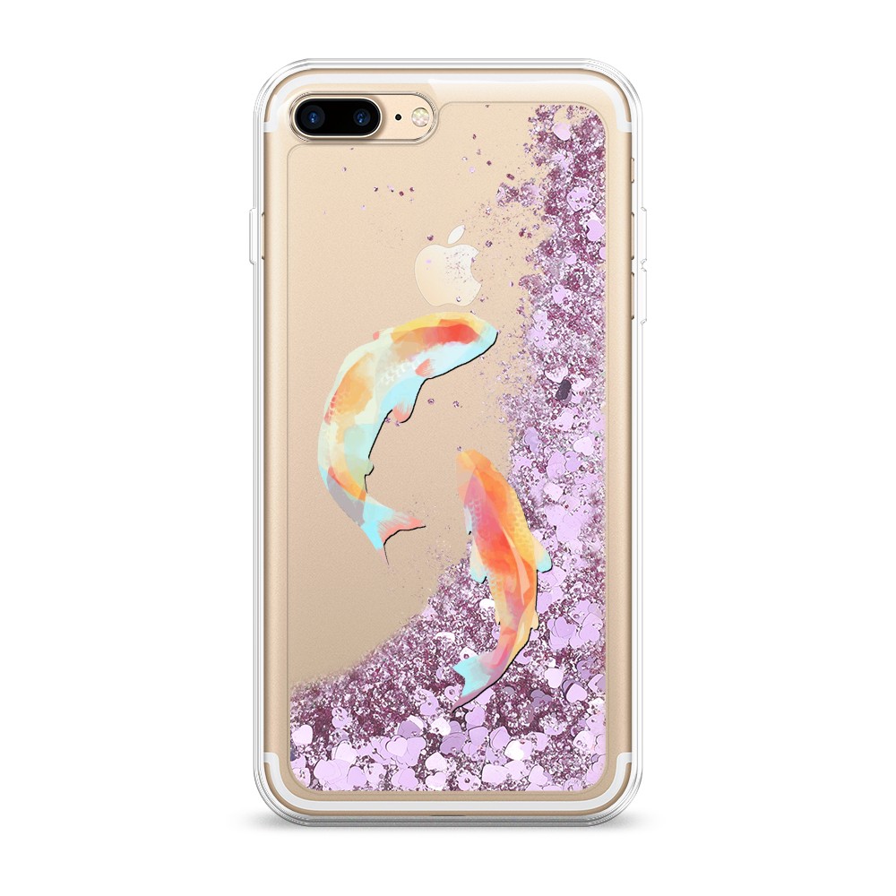 

Чехол Awog на Apple iPhone 8 Plus / Айфон 8 Plus "Акварельные карпы", 10994-1