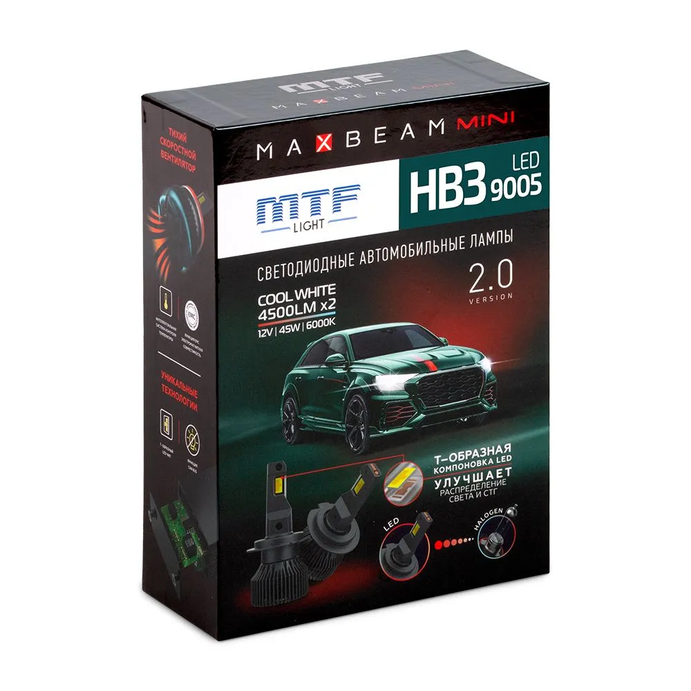 

светодиодная лампаHb3 45 W undefined V MTF Light MMB3K6