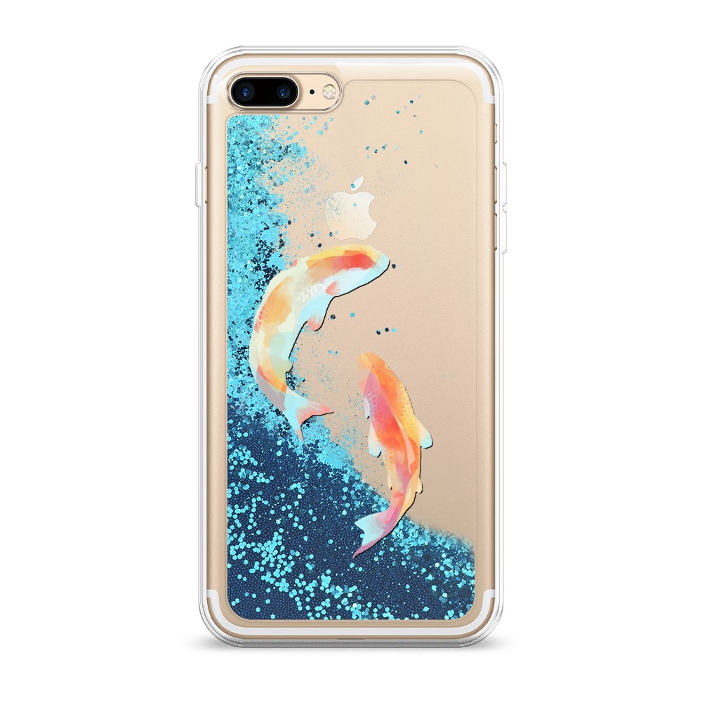 

Чехол Awog на Apple iPhone 8 Plus / Айфон 8 Plus "Акварельные карпы", Разноцветный, 10993-1