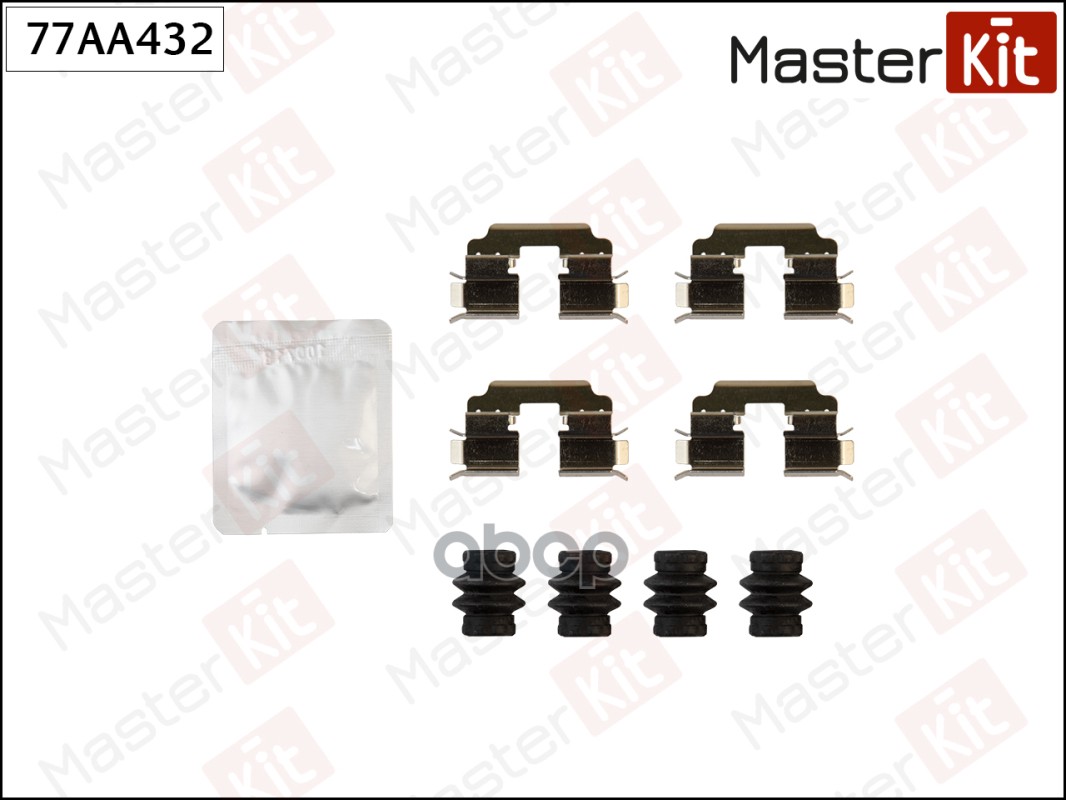 

MASTERKIT 77AA432 к-кт установочный тормозных колодок Mercedes-Benz B-CLASS W246, W242 201