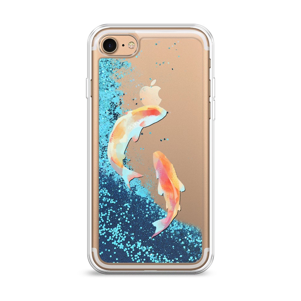 

Чехол Awog на Apple iPhone 8 / Айфон 8 "Акварельные карпы", Разноцветный, 10893-1