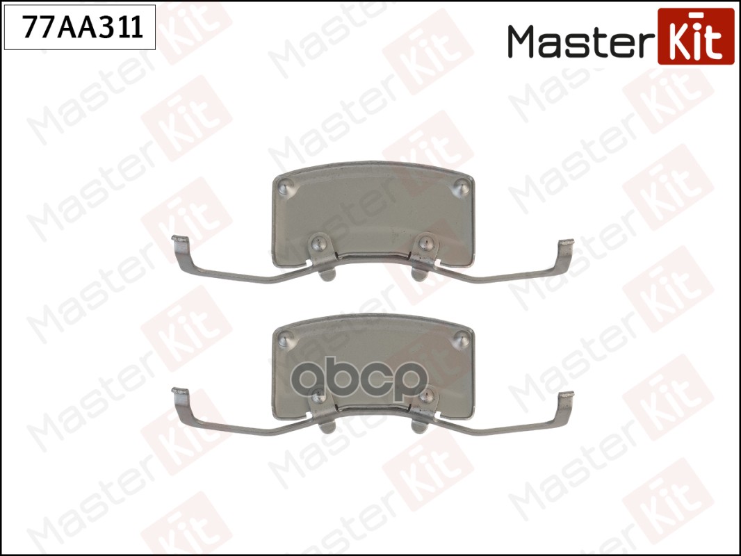 

MASTERKIT 77AA311 к-кт установочный тормозных колодок Audi A8 4E2, 4E8 2002 - 2010 77AA311