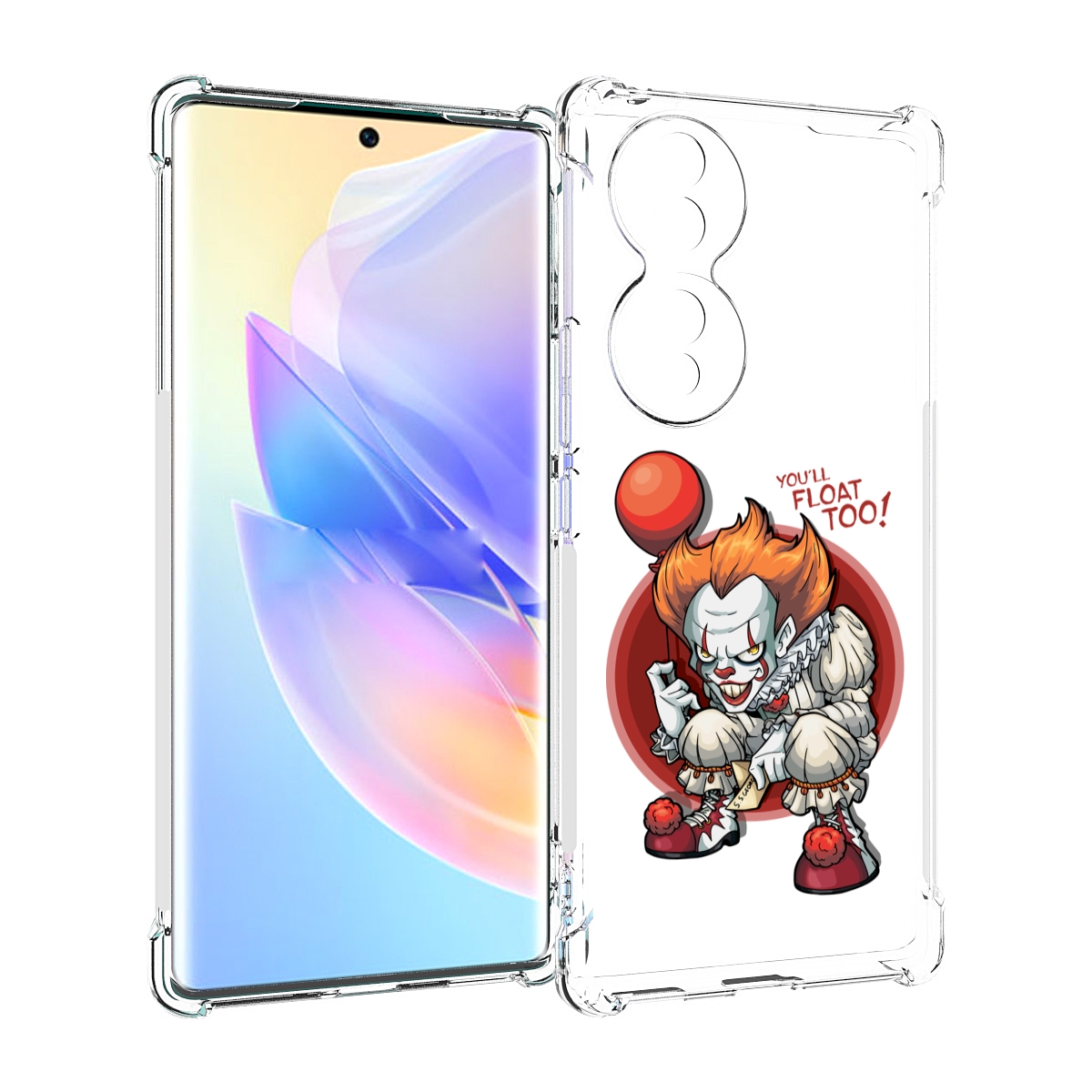

Чехол MyPads одетый-клоун для Honor 70, Прозрачный, Tocco