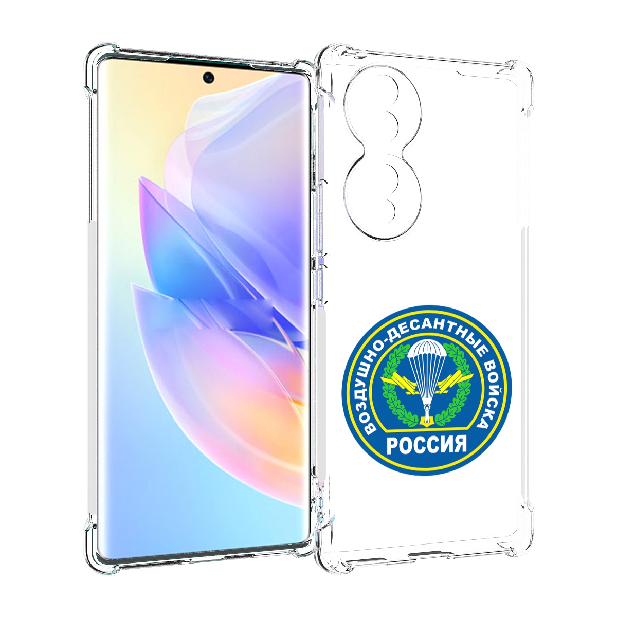 

Чехол MyPads вдв для Honor 70, Прозрачный, Tocco