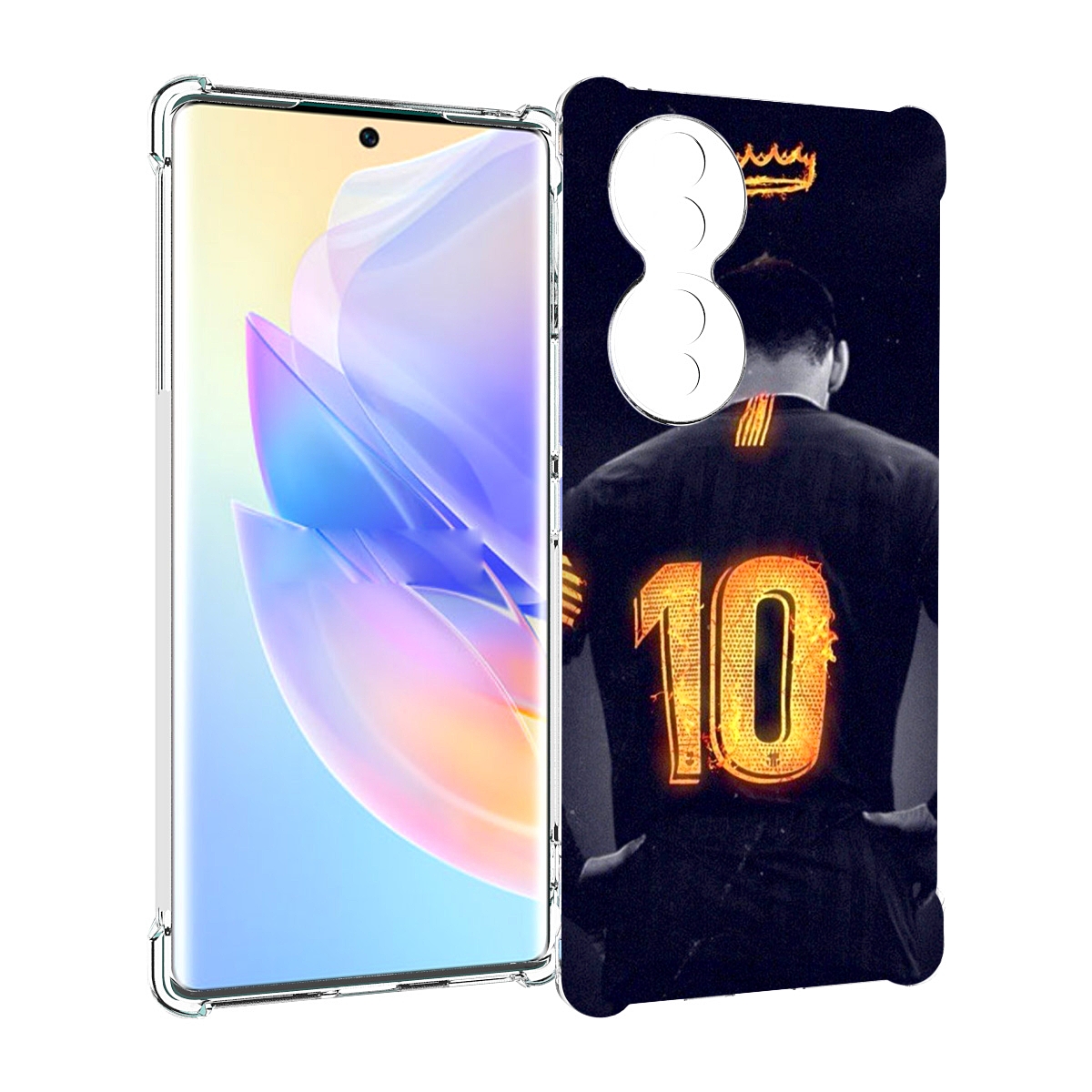 

Чехол MyPads номер-10 для Honor 70, Прозрачный, Tocco