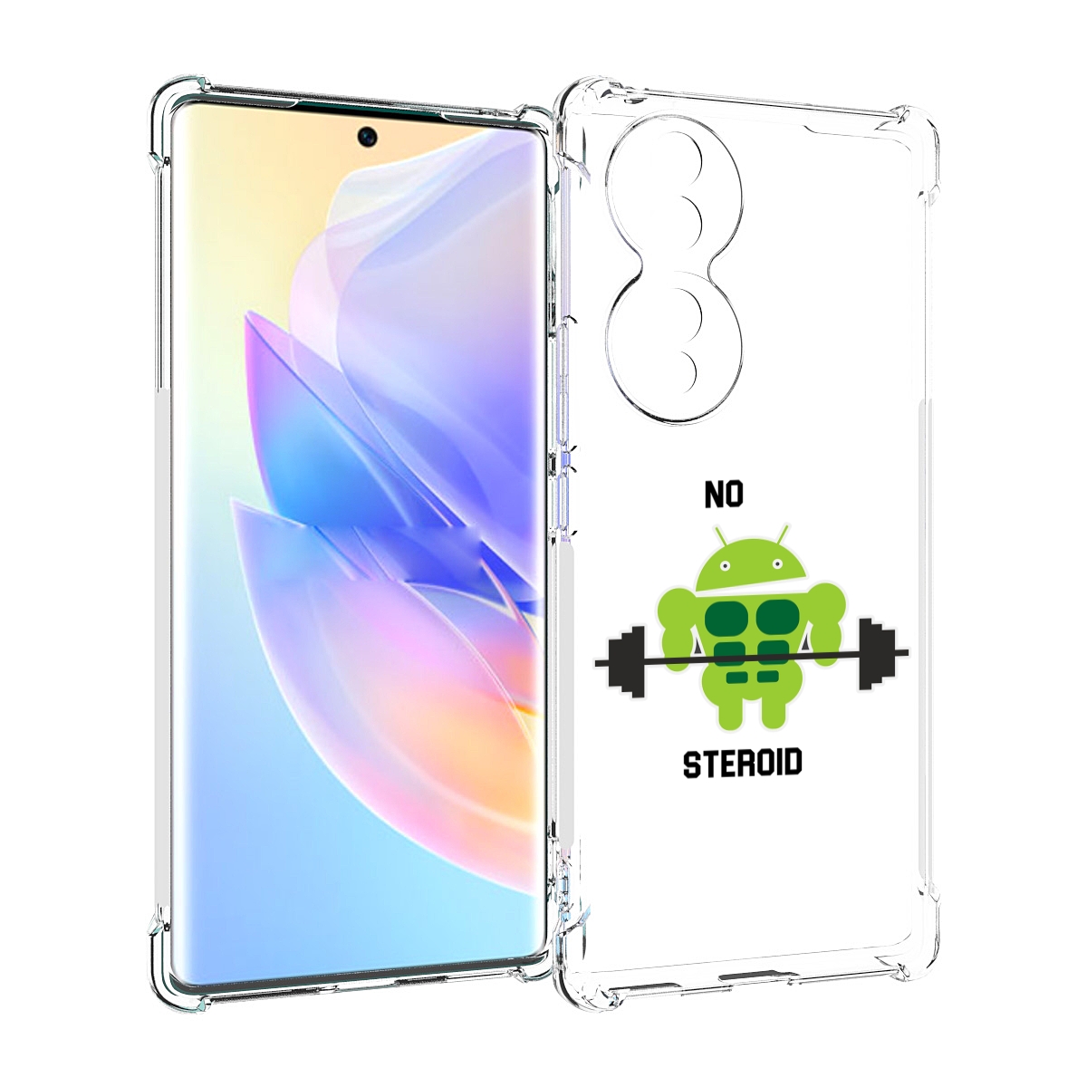 

Чехол MyPads нет-стероидам для Honor 70, Прозрачный, Tocco