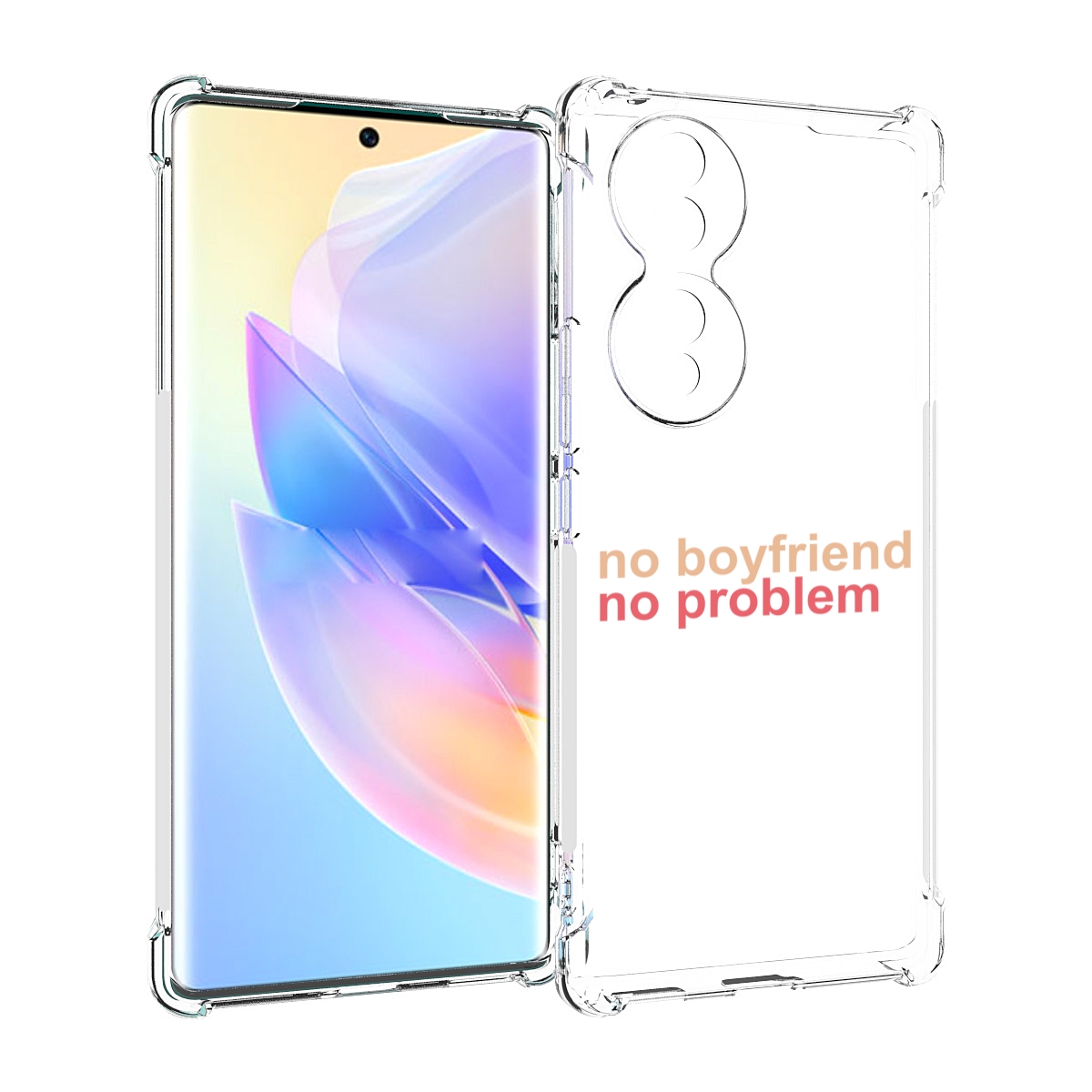 

Чехол MyPads нет-парня-нет-проблем для Honor 70, Прозрачный, Tocco