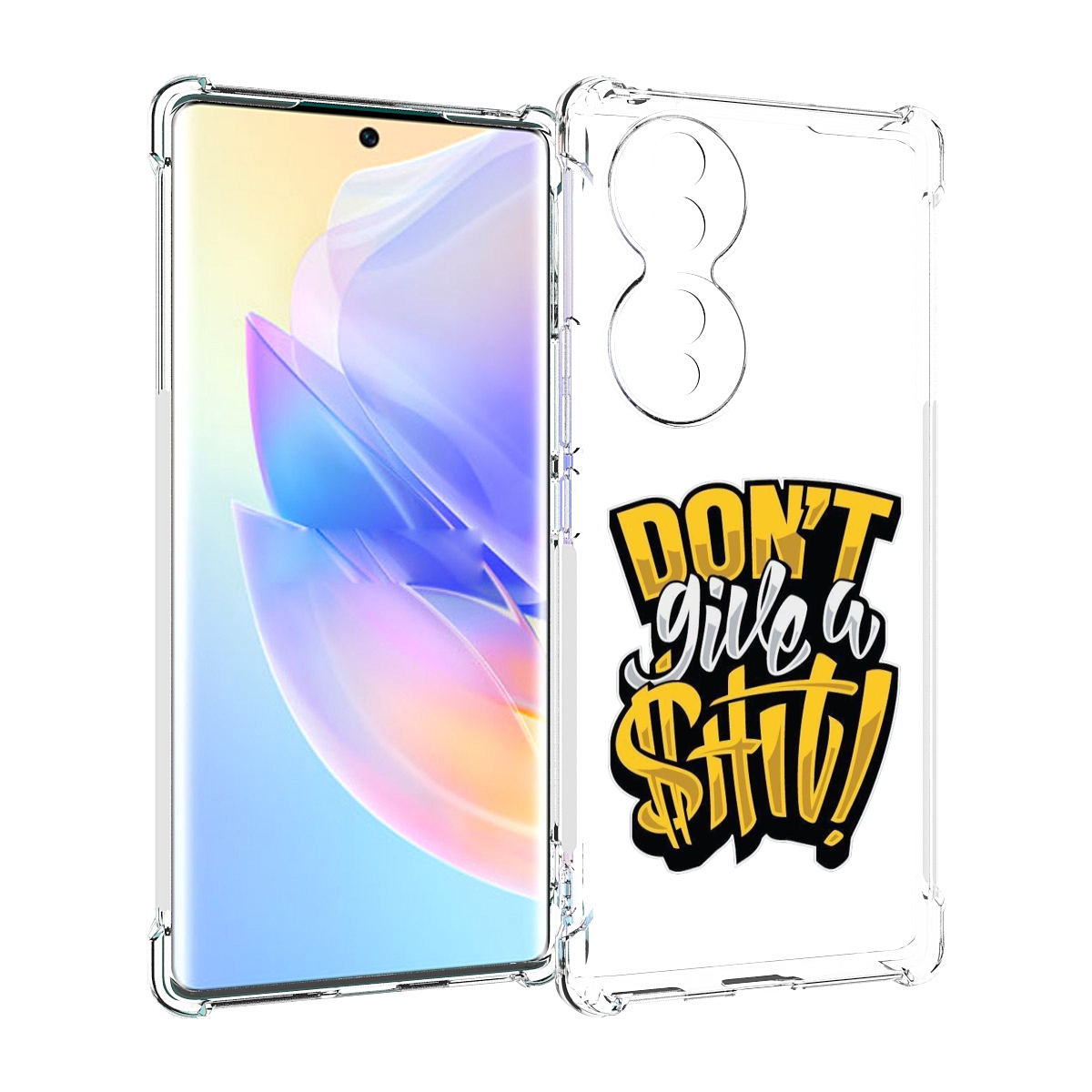 

Чехол MyPads не давай шит для Honor 70, Прозрачный, Tocco