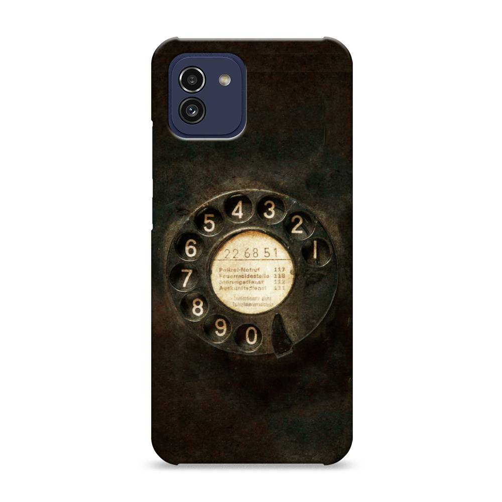 

Пластиковый чехол "Старинный телефон" на Samsung Galaxy A03, 2104920-4